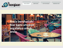 Tablet Screenshot of e-kerajaan.com